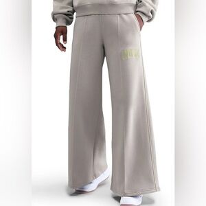 NEW Nike Sportswear Phoenix Fleece Sweatpants Women XL High Waisted WideLeg Gray